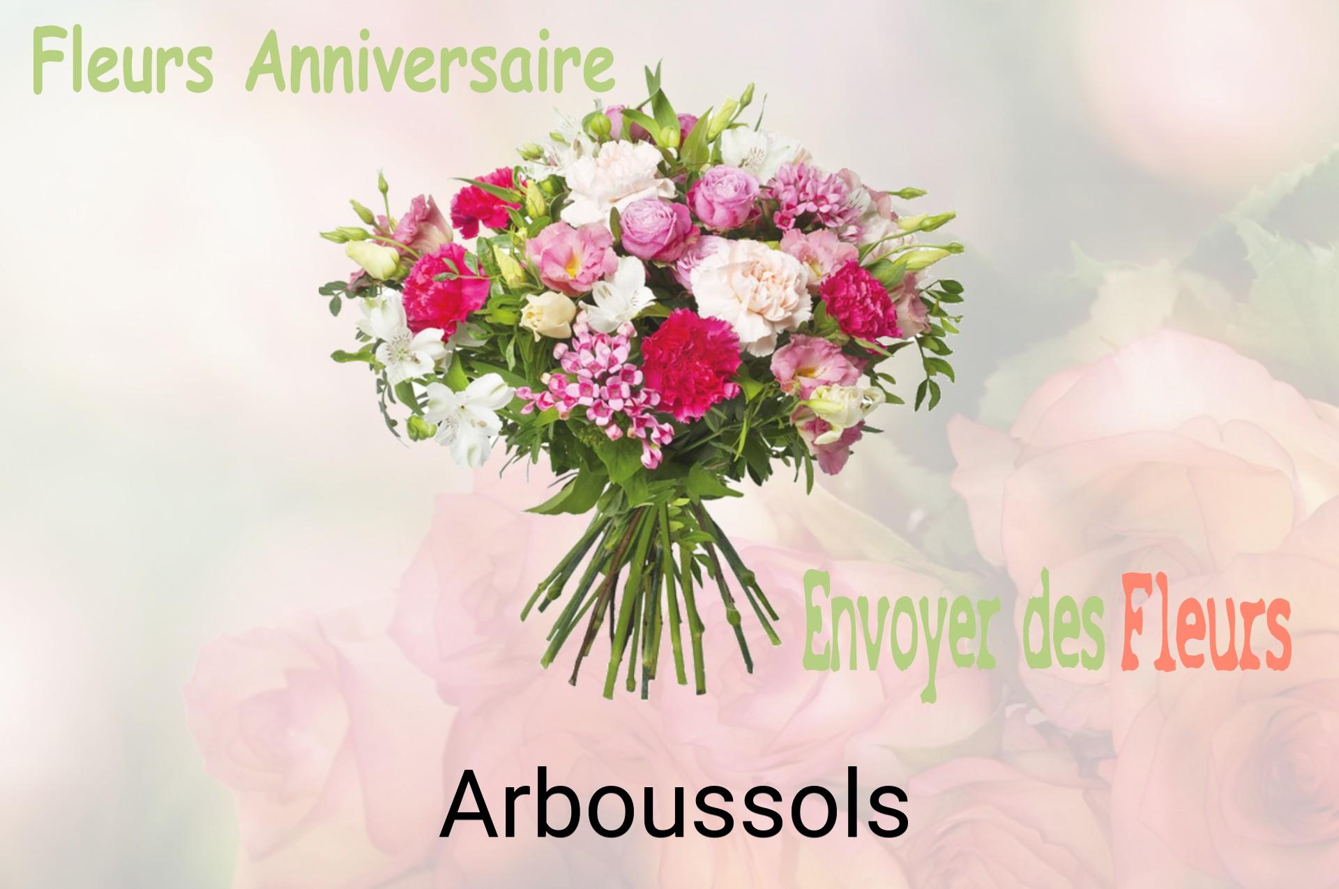 Bouquet de fleurs d’anniversaire livré à Arboussols